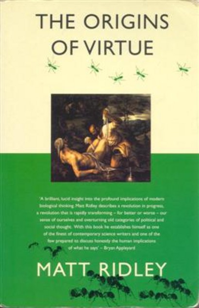 Cover of The Origins of Virtue by Matt Ridley