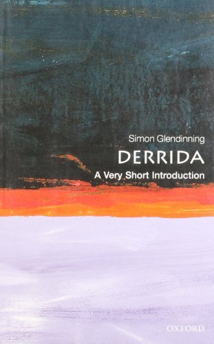 Cover of Derrida: A Very Short Introduction by Simon Glendinning