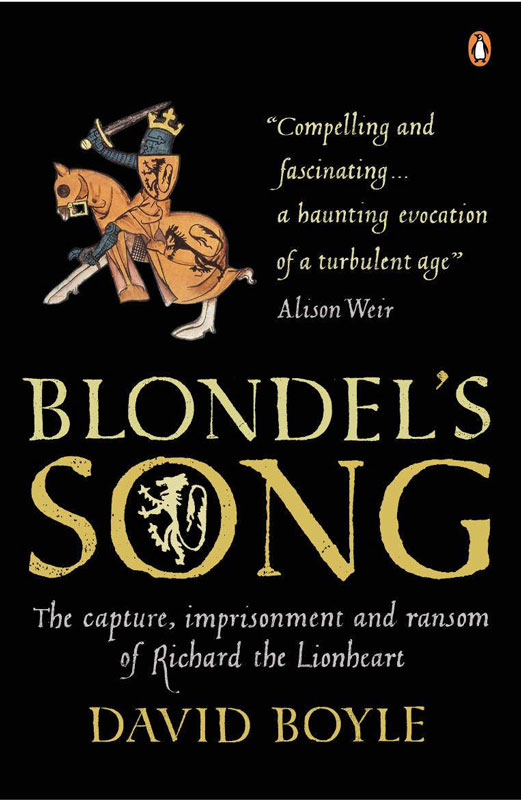 Cover of Blondel's Song by David Boyle