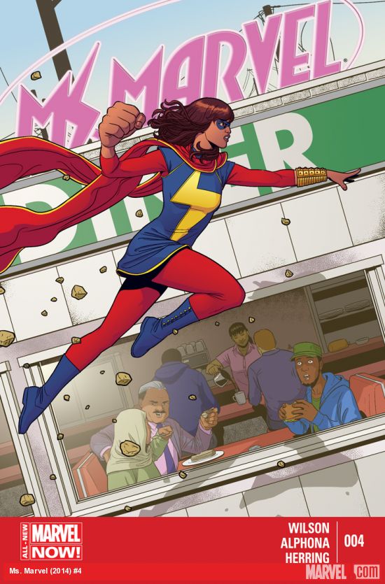Cover of Ms Marvel issue four