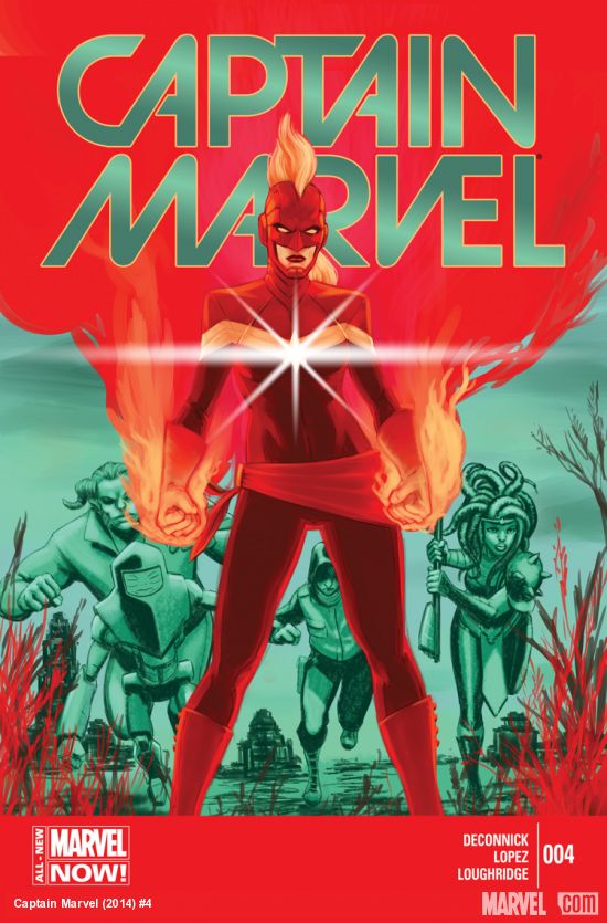 Cover of Kelly Sue DeConnick's Captain Marvel, issue #4