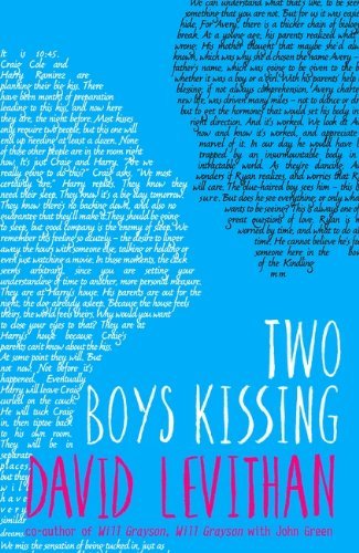 Cover of Two Boys Kissing by David Levithan