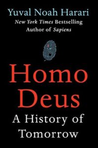 Cover of Homo Deus by Yuval Noah Harari