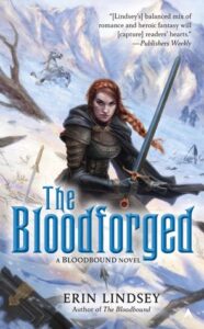 Cover of Bloodforged by Erin Lindsey.