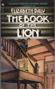 Cover of The Book of the Lion by Elizabeth Daly